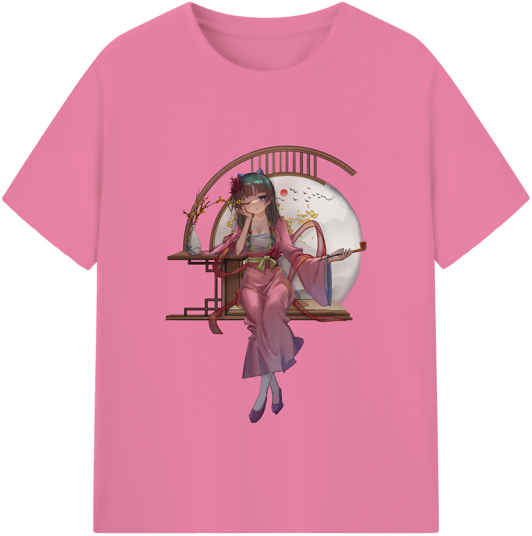 （画像用） 薬屋のひとりごと The Apothecary Diaries 綿100％半袖Tシャツ（フロントプリント）